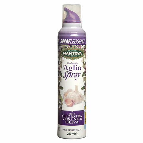 SPRAYLEGGERO Oliven SPRAYLEGGERO Natives Olivenöl Extra Aromatisiert mit Knoblauch 250 ml - durch die Praktische Sprühflasche Können Sie bis zu 90 % des Öls Einsparen 8006830991312