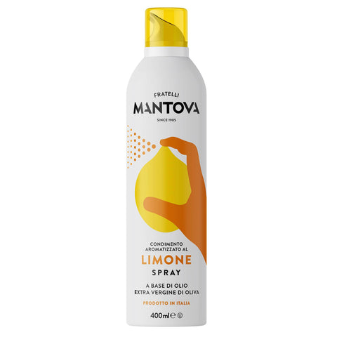 Sprayleggero Natives Olivenöl Extra Aromatisiert mit Zitrone - durch die Praktische Sprühflasche Können Sie bis zu 90% des Öls Einsparen 400 ml italienisch