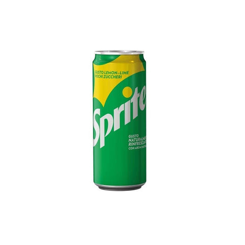 Sprite Limone Lime Zitronengetränk Limette Dosen kohlensäurehaltiges Getränk alkoholfreies Getränk mit wenig Zucker 330 ml 72x italienisch Original Limonade