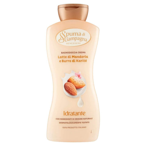 Spuma di Sciampagna Duschgel Spuma di Sciampagna Moisturising Shower Cream with Almond Milk and Karite Butter 6x 650ml italienisch Original 8007750012408