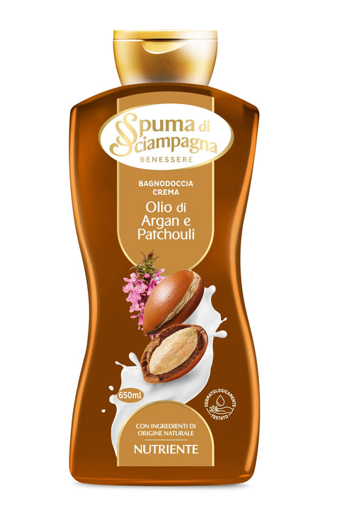 Spuma di Sciampagna Duschgel Spuma di Sciampagna Pflegedusche Arganöl und Patchouli - 650 ml 8007750012392