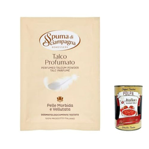 Spuma di Sciampagna Talco Profumato Körperpuder Klassisch Talkum 75 g italienisch Original
