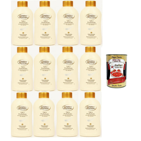 Spuma di Sciampagna Talco Profumato in barattolo Talkumpuder parfümiert 12x200 gr italienisch Original