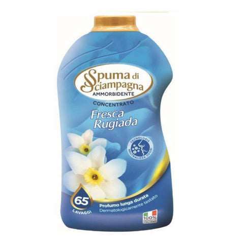 Spuma di Sciampagna Weichspüler Spuma di Sciampagna Ammorbidente Concentrato Fresca Rugiada Konzentrierter Weichspüler 1300 ml 8007750016666