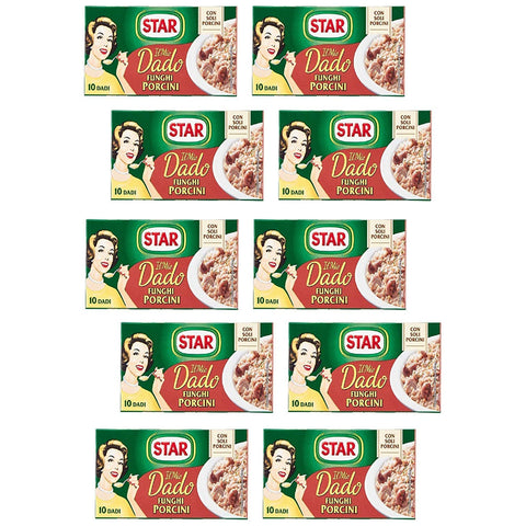 Star dado funghi porcini brodo Steinpilze Suppenwürfel Brühe 10 pz 10x Original italienisch