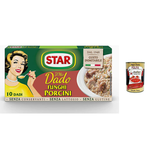 Star dado funghi porcini brodo Steinpilze Suppenwürfel Brühe 10 pz Brühe & Fond italienisch Original