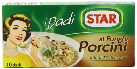 Star Ai Funghi Porcini 10 Stock Cubes 1x100g Original italienisch Zutat