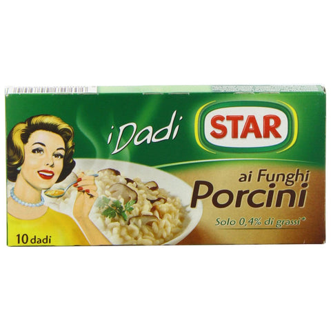 Star Ai Funghi Porcini 10 Stock Cubes 1x100g Original italienisch Zutat