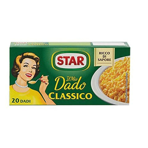 Star Brühe & Fond Star classico dado brodo Suppenwürfel Brühe klassisch reich an Geschmack 20 pz italienisch Original 8000050007006