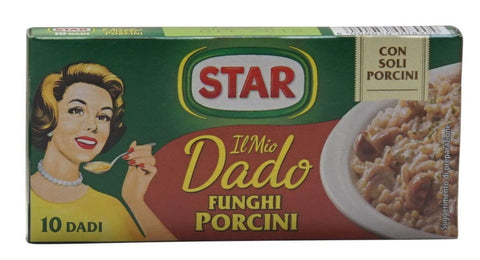 Star Porcini Mushroom Stock Cubes Italianische Steinpilze BrŸhwŸrfel 1x100g Original italienisch Zutat