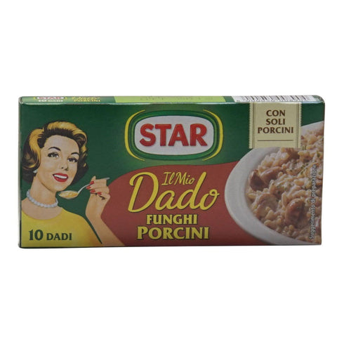 Star Porcini Mushroom Stock Cubes Italianische Steinpilze BrŸhwŸrfel 1x100g Original italienisch Zutat