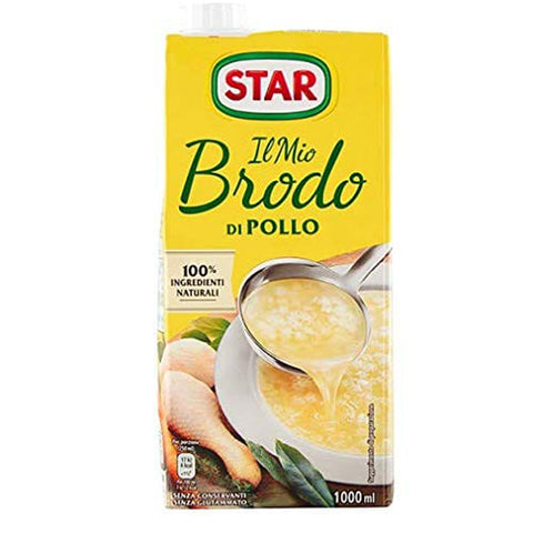 Star Brodo Pollo Broth Flüssige Hühnerzubereitung 1 l italienisch Original