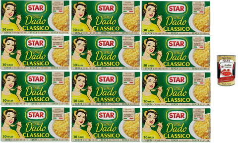 Star il mio Dado Classico 30 Dadi, Suppenwürfel Brühe klassisch reich an Geschmack, 12x 300 g italienisch Original