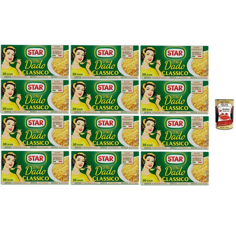 Star Brühe Star il mio Dado Classico 30 Dadi, Suppenwürfel Brühe klassisch reich an Geschmack, 12x 300 g italienisch Original 8000050008300