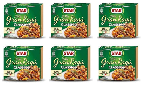 Star Gemüse Il Mio Gran Ragù Star Classico Tomatensauce für Pasta, 2 x 180 g, essbar 8000050506301