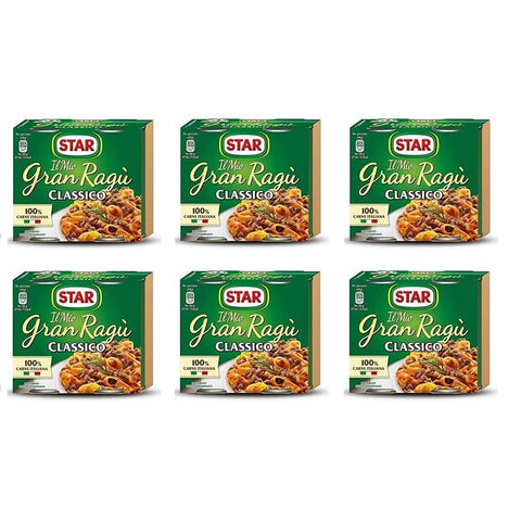 Star Il Mio Gran Ragù Star Classico Tomatensauce für Pasta essbar 2x180 g italienisch Original