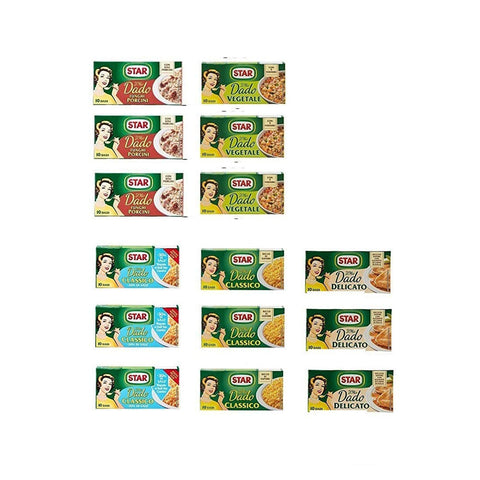 Star Dado Brodo Suppenwürfel für Brühe 15x10 Stück Original italienisch Feinkost