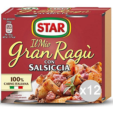 Star Set 12 Sugo Gran Ragu 180X2 Wurstfüller für Pasta Kategorien italienisch Original