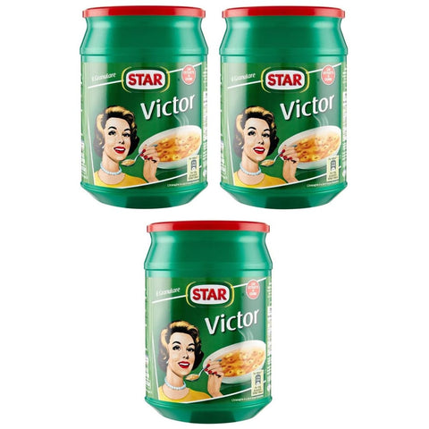 Star Koch- & Backzutaten Star Victor Brodo Granulare Körnige Brühe mit Fleischextrakt Packung Etwa 56 Liter Brühe werden erhalten 1000 g 3x italienisch Original 8000050044209