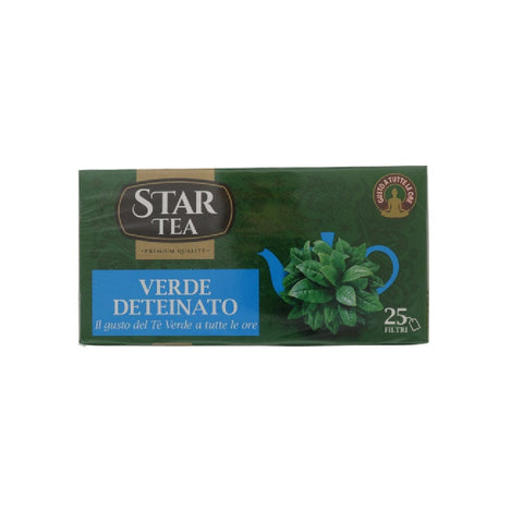 Star Kräutertee 3x Star tè verde deteinato entkoffeinierter grüner Tee 25 Filter 8000050024782