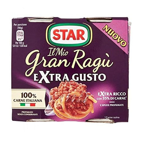 Star Pastasaucen 2x Il mio Gran ragu Star extra gusto tomatensauce 2x 180g sauce Tomatensuppe 8000050422670