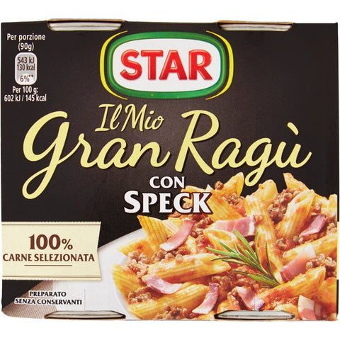 Star Il mio Gran ragu speck tomatensauce 2x 180 g sauce mit speck Tomatensuppe Pastasaucen italienisch Original