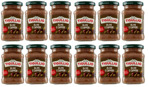 Star Pesto 12x Star Tigullio GranPesto Pesto Olive e Mandorle Oliven & Mandeln 190g Sauce Soße in Glas 8000050024638