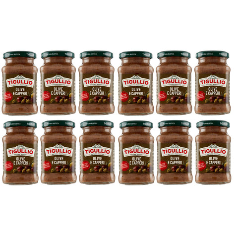 Star Tigullio GranPesto Pesto Olive e Mandorle Oliven & Mandeln Sauce Soße in Glas 12x190g Original italienisch