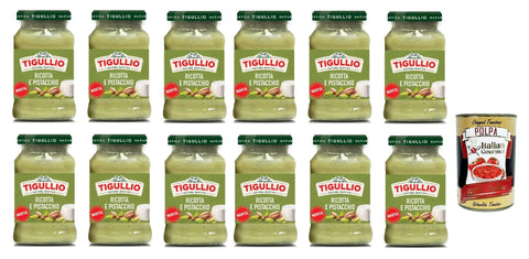 Star Pesto 12x Star Tigullio GranPesto Pesto Ricotta e pistacchio, pesto mit Ricotta und Pistazien 185 g Sauce Soße + Italian gourmet polpa 400g 8000050028292