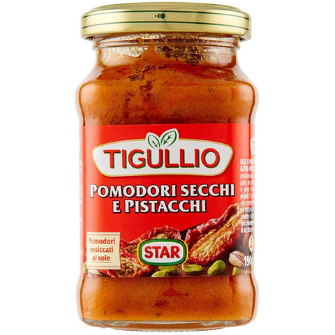 Star Tigullio GranPesto Pomodori Secchi e Pistacchi Pesto getrocknete Tomaten und Pistazien Soße Sauce 12x190g Original italienisch