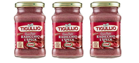 Star Tigullio GranPesto Pesto Radiccio e speck 190 g Sauce Soße 3x Original italienisch