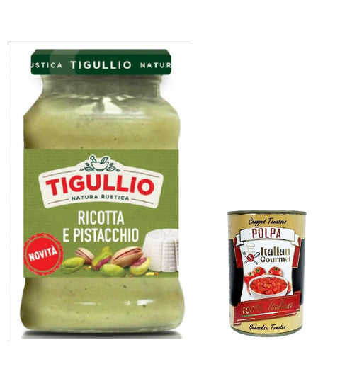 Star Pesto 3x Star Tigullio GranPesto Pesto Ricotta e pistacchio, pesto mit Ricotta und Pistazien 185 g Sauce Soße + Italian gourmet polpa 400g 8000050028292