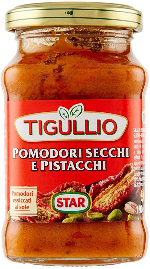 Star Tigullio GranPesto Pomodori Secchi e Pistacchi Pesto getrocknete Tomaten und Pistazien Soße Sauce 190 g 3x italienisch Original