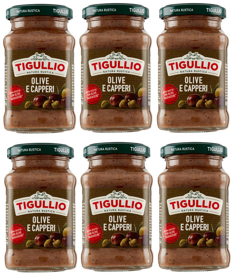 Star Pesto 6x Star Tigullio GranPesto Pesto Olive mandorle Oliven & Mandeln 190g Sauce Soße 8000050024621