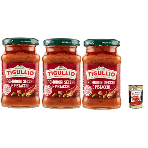 Star Pesto Star Tigullio: "Gran Pesto Pomodori Secchi e Pistacchi" getrocknete Tomaten und Pistazien Pesto – 3x 190 g italienisch Original 8000050024645