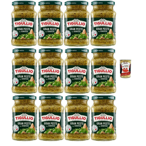 Star Pesto Star Tigullio GranPesto Pesto alla Genovese pesto sauce mit 100% frisches Basilikum Sauce Soße 12x190 g italienisch Original + kostenlos polpa 400 g 80024101