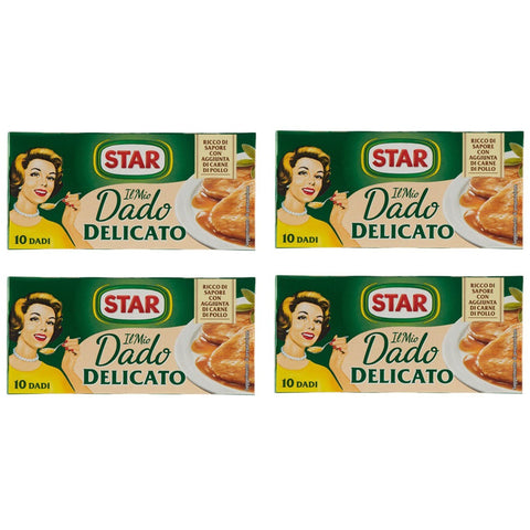 Star StarIl Mio Dado Delicato Bouillon Würfel, zarter Geschmack,, pro Würfel 1x10g Original italienisch Pflege