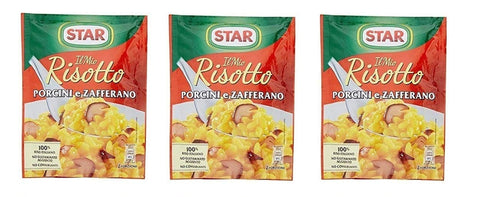 Star Reis 3x Star il mio Risotto Reis Safran und Steinpilze 175g italienisch Fertiggerichte 8000050835401