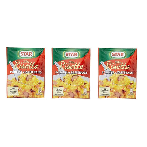 Star il mio Risotto Reis Safran und Steinpilze Fertiggerichte 3x175g Original italienisch