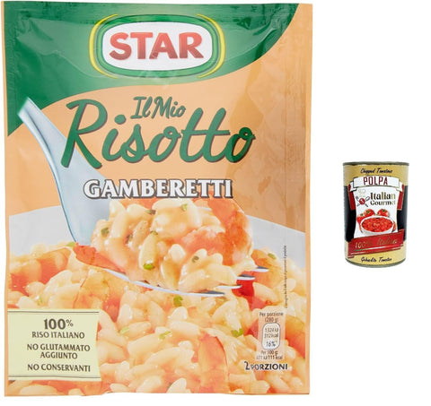 Star Reisgerichte 10x Star Risotto cremoso ai gamberetti cremiges Reis Garnelen 175g 100% italienisch Fertiggerichte 8000050834008