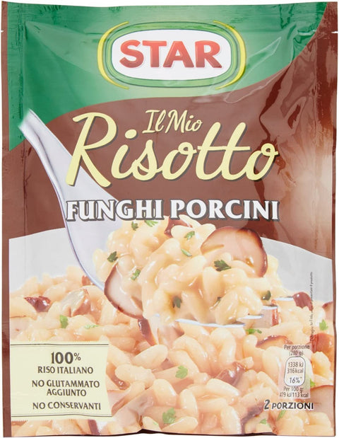 Star Reisgerichte 6x Star il mio Risotto funghi Reis Steinpilze 175g italienisch Fertiggerichte 8000050833407
