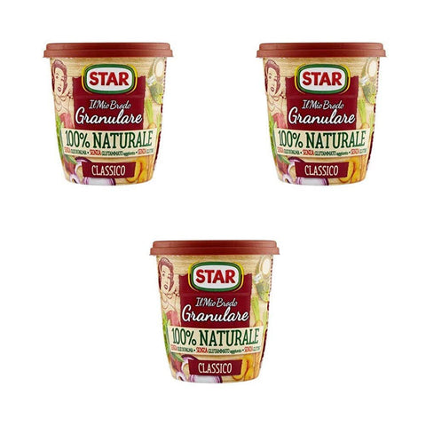 Star Suppen & Eintöpfe Star brodo granulare classico granulierte Brühe klassisch 3x 150 gr italienisch Original 80024361