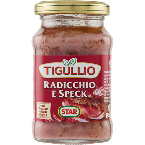 Star Tigullio GranPesto Pesto Radicchio e Speck 190g Sauce Soße 12x Original italienisch