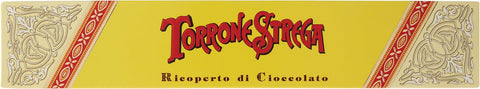 Strega Giuseppe Alberti TORRONE TENDRE ENROBE DE CHOCOLAT 150 GR Nougat italienisch Original
