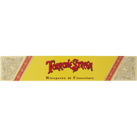 Strega Nougat Strega Giuseppe Alberti TORRONE TENDRE ENROBE DE CHOCOLAT 150 GR Nougat italienisch Original 8001975010317