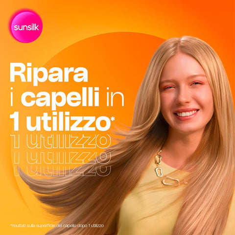 Sunsilk Co-Creations Shampoos 3x Sunsilk, Shampoo Riparazione Istantanea Shampoo für geschädigtes Haar, repariert das Haar bereits nach einer Anwendung*, Formel angereichert mit einem Reparaturkomplex aus Peptiden, Vitamin C und Mandelöl, 250 ml