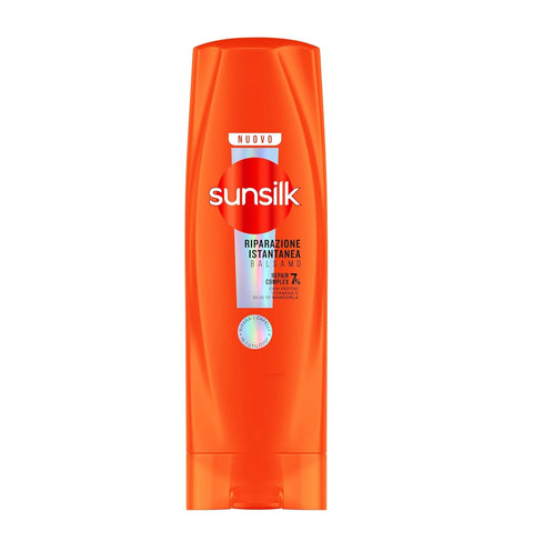 Sunsilk Co-Creations Shampoos 6x Sunsilk, Balsamo Riparazione Istantanea Reparierende Spülung ab der ersten Anwendung* für geschädigtes Haar, Formel angereichert mit 7 % Reparaturkomplex mit Peptiden, Vitamin C und Mandelöl, 200 ml 8720181782619