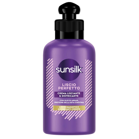Sunsilk Perfekte Glatte Entwirrungscreme,, für Welliges und Glattes Haar, Anti - Frizz, Leave - In Haar - Conditioner 200ml Original italienisch