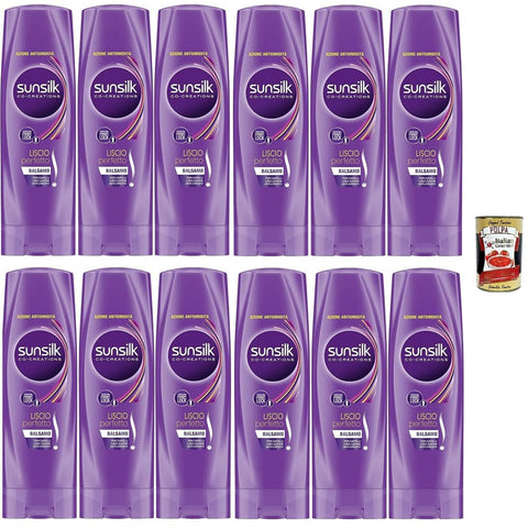 Sunsilk Kuren Sunsilk Balsam Liscio Perfetto Glatt, perfekt 200ml 12x Original italienisch inkl. Italian Gourmet Polpa 400g 8720182543851