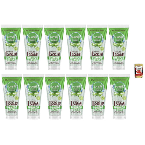 Sunsilk Shampoos Sunsilk Detox Shampoo, Aloe Vera Haarpeeling, Peeling Shampoo für dehydrierte Kopfhaut und Haare italienisch Original 8720182280923